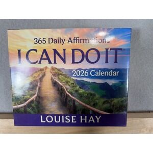 Louise Hay I Can Do It 2026 Calendar 365 Daily Affirmations Desk‎ Stand NEW